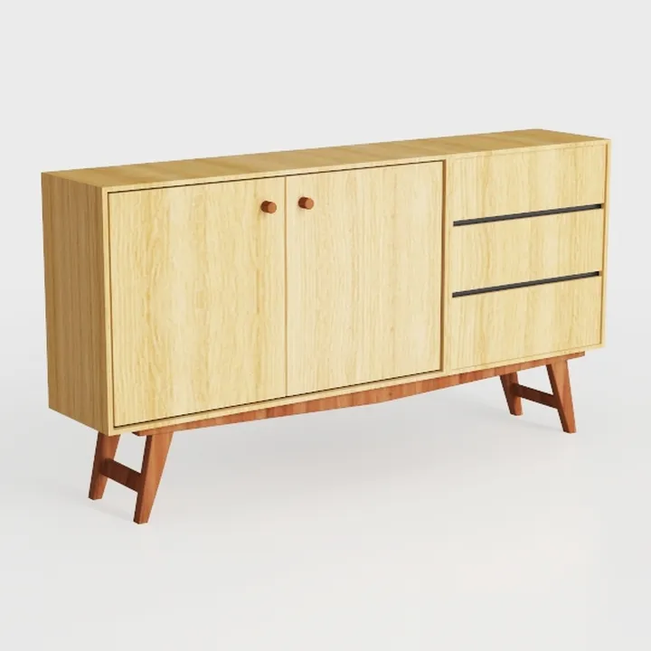 WAMPAT 63" W Large Buffet Sideboard Cabinet with