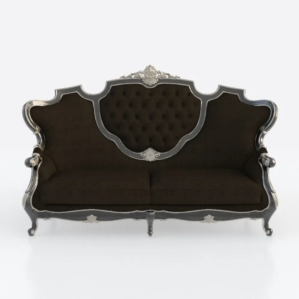 Luxury Victorian Couch - Floral Couch with Crystal