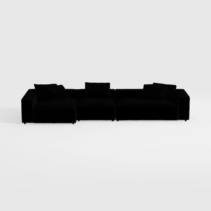 ovios 104" Cloud Sectional Couch with L-Shape