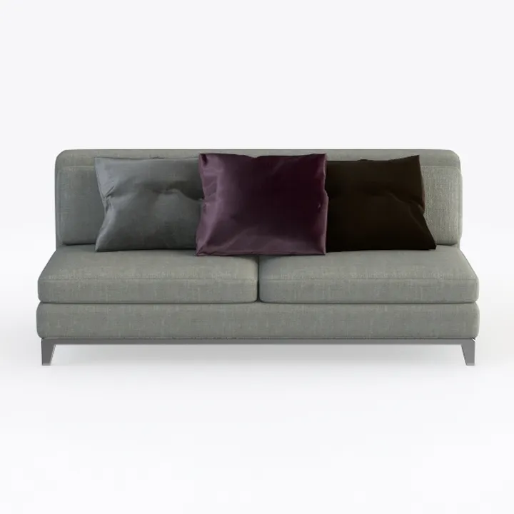 Convertible Sectional Couch Sofa, 3 Seats Couches 