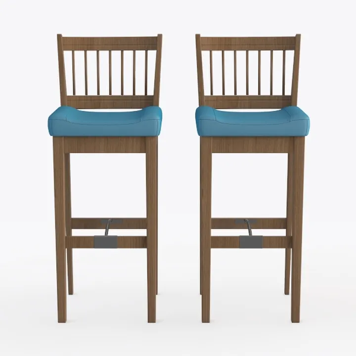 Sundale Outdoor Wicker Bar Stool Set of 6, 30 Inch
