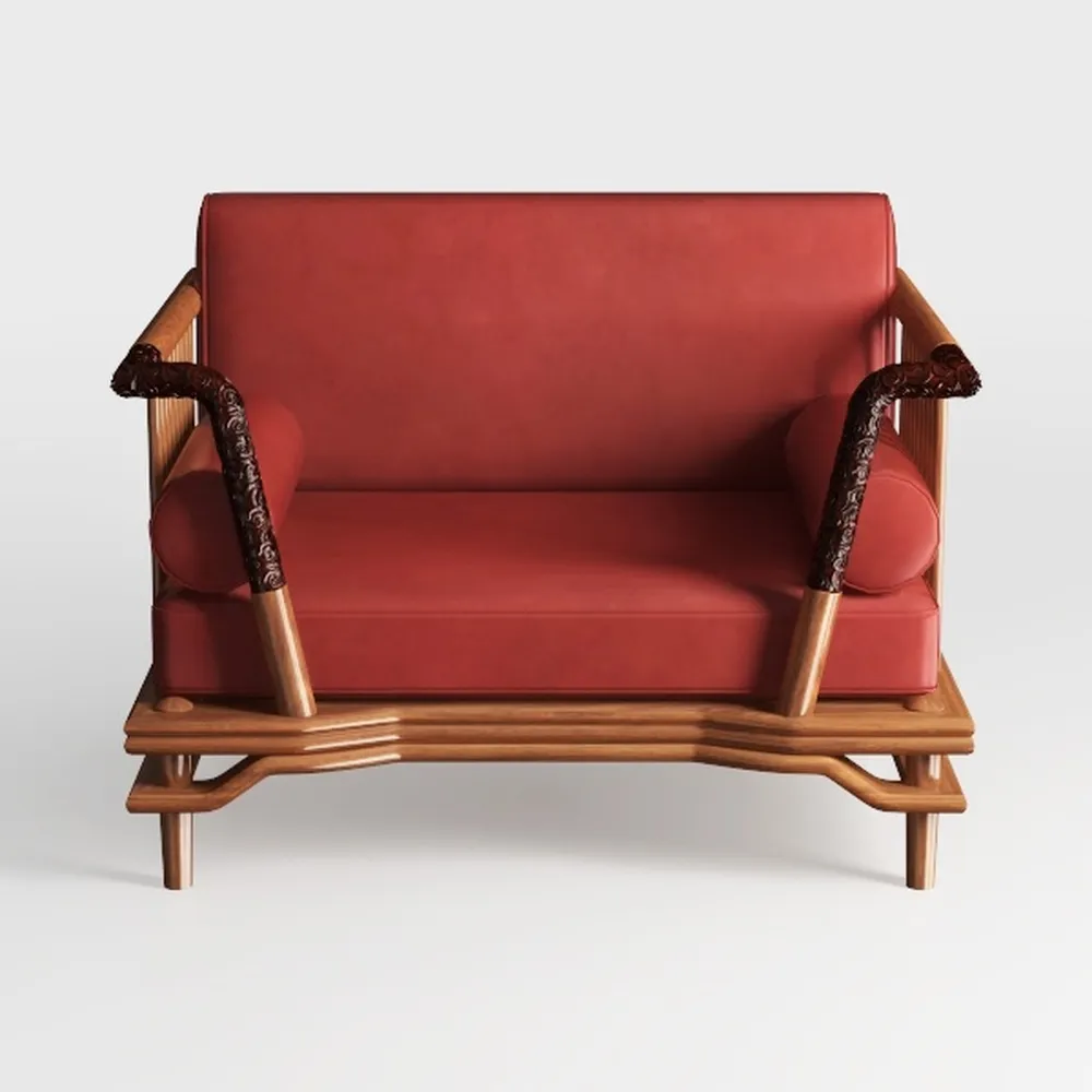 Domi 3 Seats Outdoor Patio Sofa, All Weather