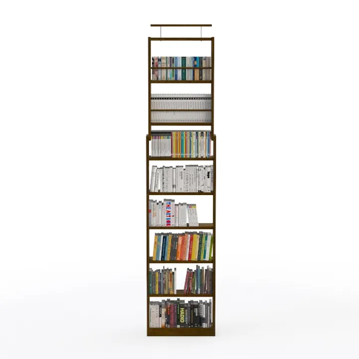 LITTLE TREE Book Shelf, 7-Tier Tall Bookcase