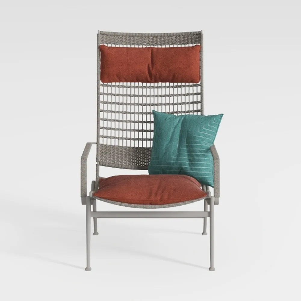 Adult Siesta Rocking Chair, Natural Rattan Lounge 