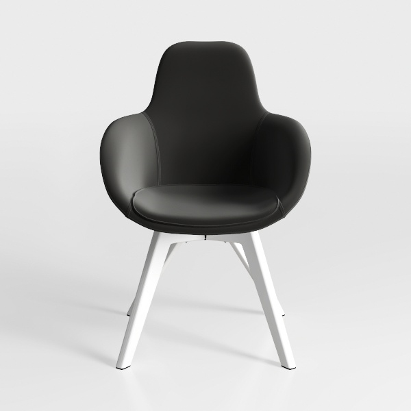 LumiSource Vintage Flair Swivel Accent Chair, Arm 