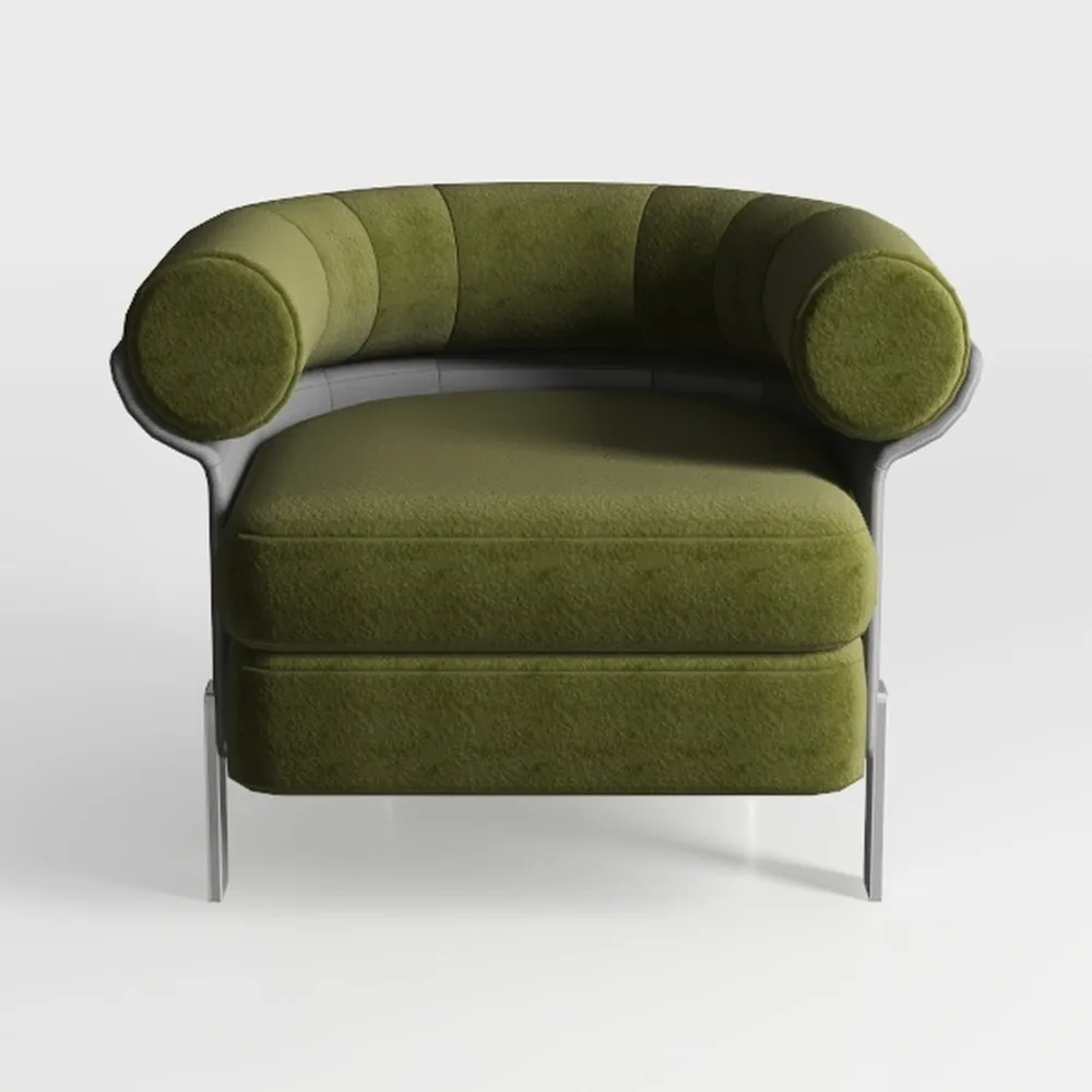 360 Degree Swivel Barrel Accent Chair Set of 2