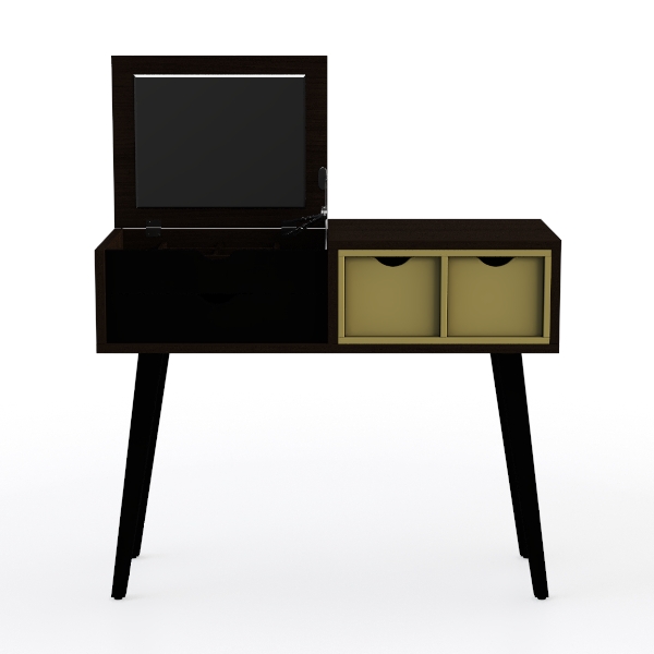 Generico Tavolino da Letto Moderno Multifunzionale - 145 cm x 45 cm Noce - Scrivania e Tavolo da Pranzo Indipendente salvaspazio per Giochi, Ufficio Domestico e Studio