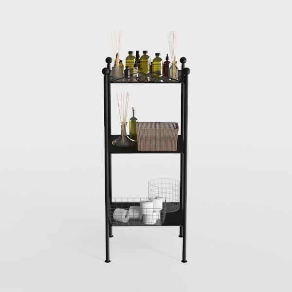 BTY 30 Inch Tall End Table 3 Tier Small Side Table