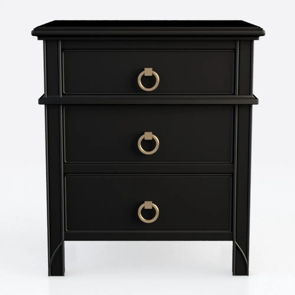 Pemberly Row Solid Wood 24 inch Wide Bedside