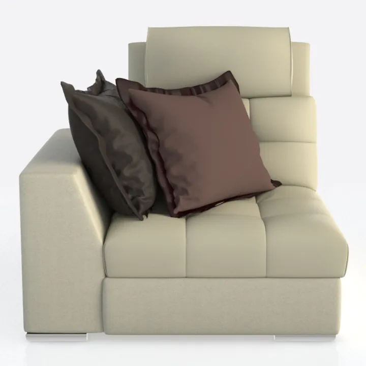 Acanva Convertible Modular Sectional Sofa, Mid-Cen