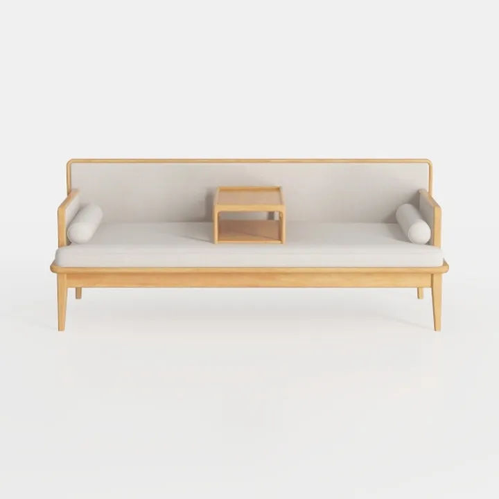 Yongqiang Upholstered Settee Bench with Back Small