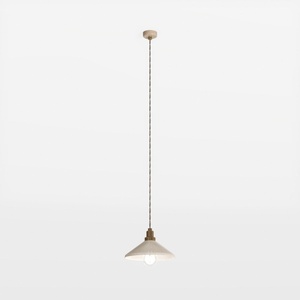 Minimalist Ceramic Fabric Pendant Lamp 3D Model