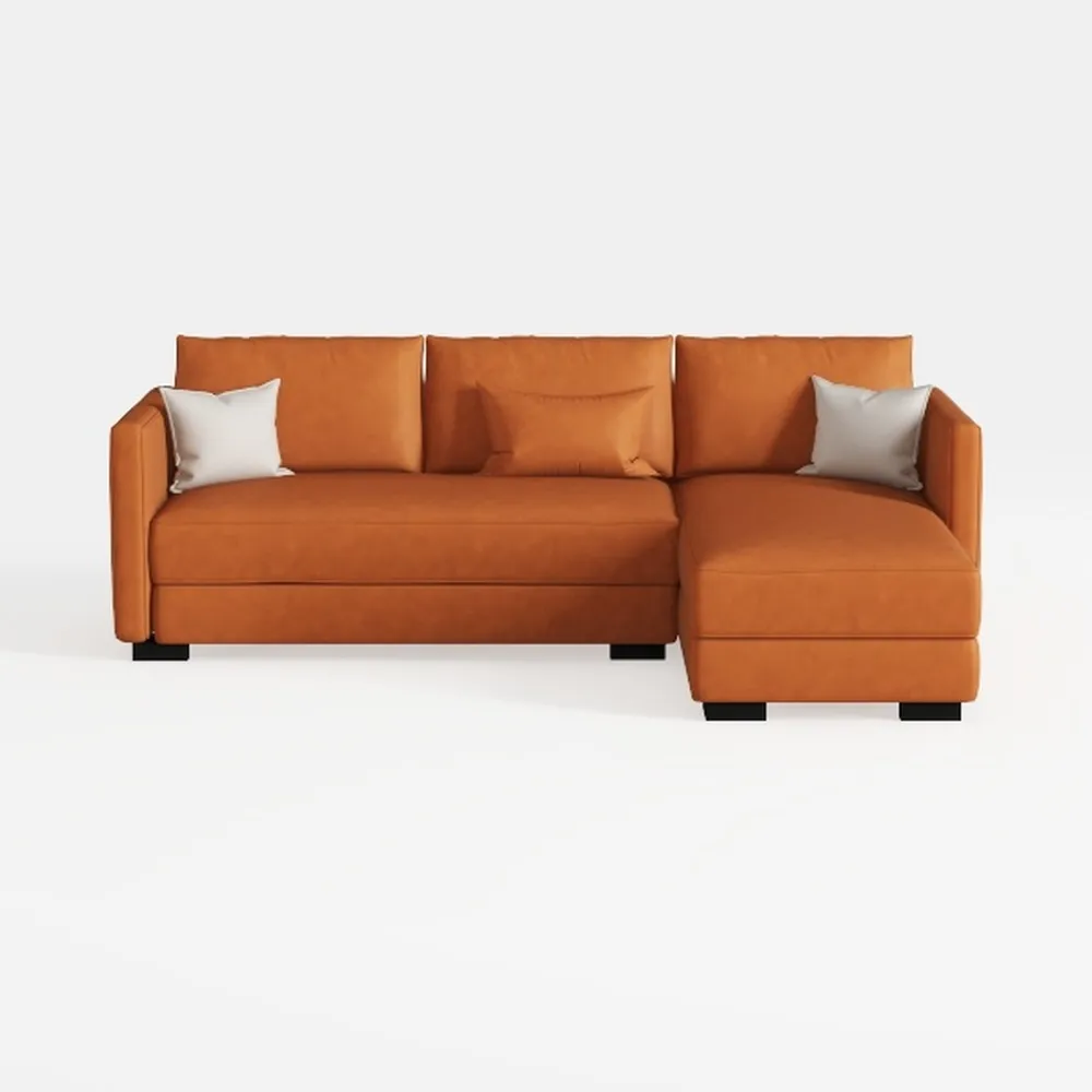 92.5 * 92.5'' L-Shaped Corner Sectional Leather
