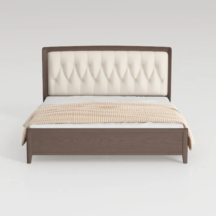 Jocisland Wood Platform Bed Frame Queen Size