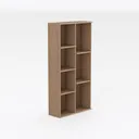 8-Cube Storage Shelf Bookshelves, 4-Tier Floor Right 45 Degree View