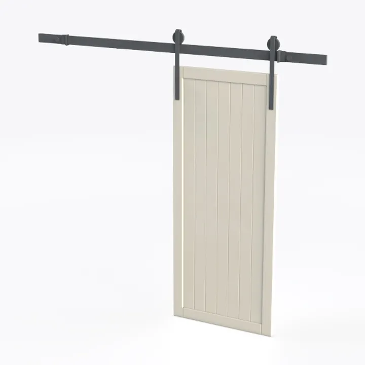 Milky white Barn door A-3