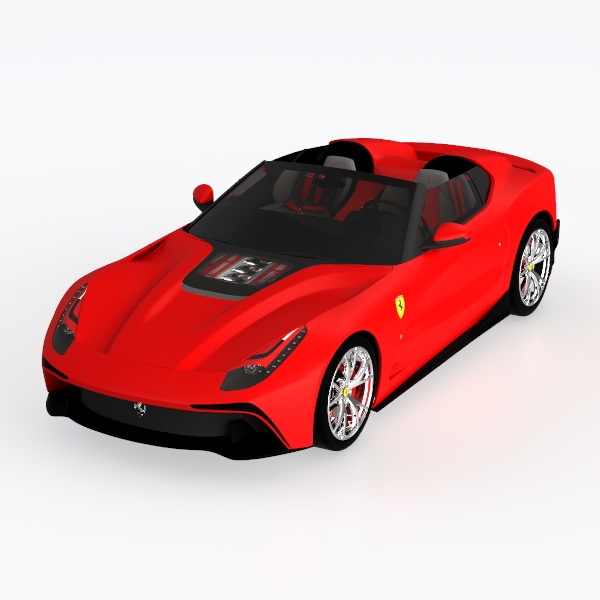Red Ferrari Sports Car / Vehicle
