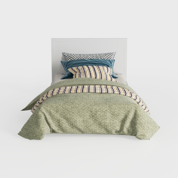 Copri Testata Letto Matrimoniale/Singolo Fodera Per Testiera Letto In Morbido Velluto Elasticizzato Copertura Per Testiera Letto Elastica Protezione Antipolvere Cover ( Color : Green , Size : 120(110c