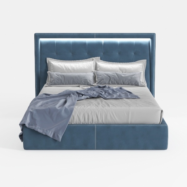 Meridian Furniture BrookeSkyBlu-K Brooke Collectio