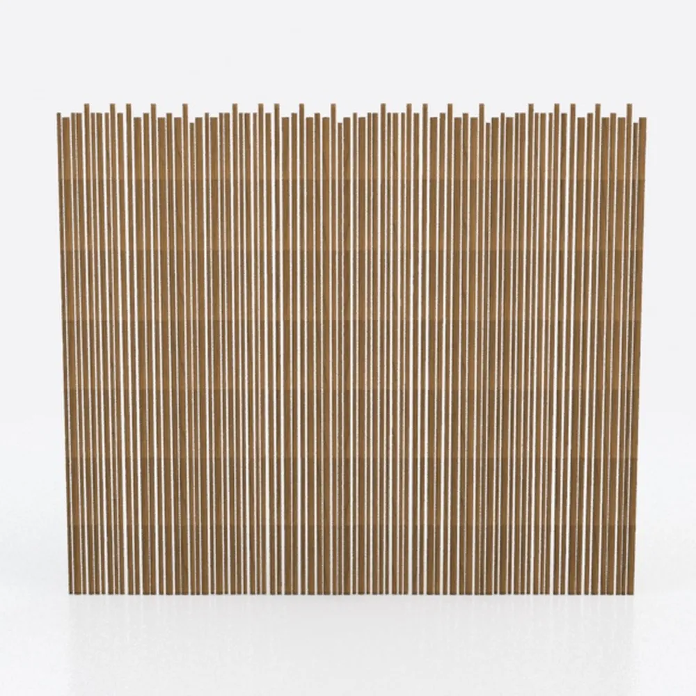 Buffet Cabinet with Storage, Fluted Wood Sideboard