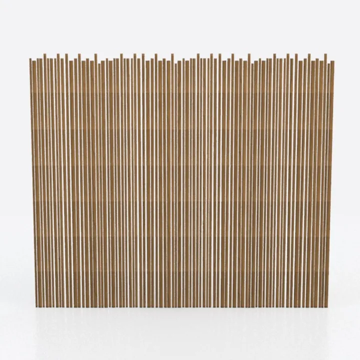 Buffet Cabinet with Storage, Fluted Wood Sideboard