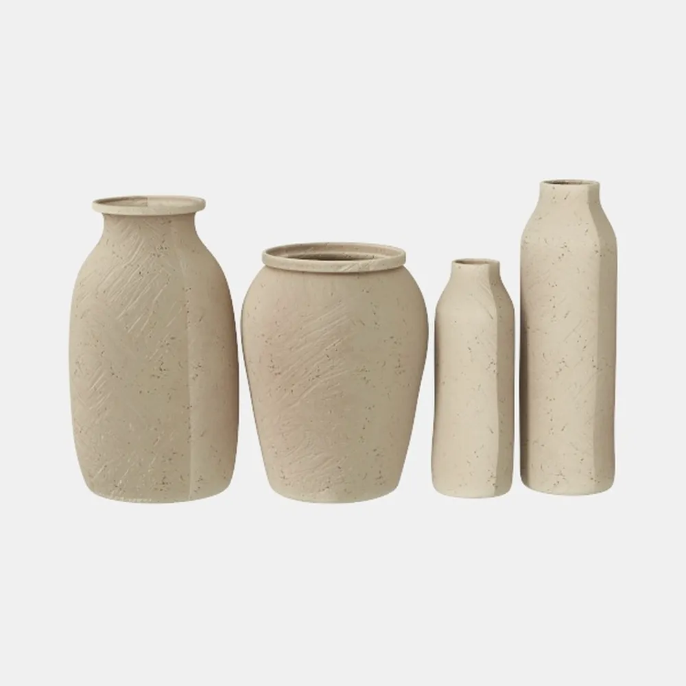Ceramic vase Set-3 Small Flower vases for Decor,Modern Boho Farmhouse Home Decor,Decorative vase for Pampas Grass&Dried