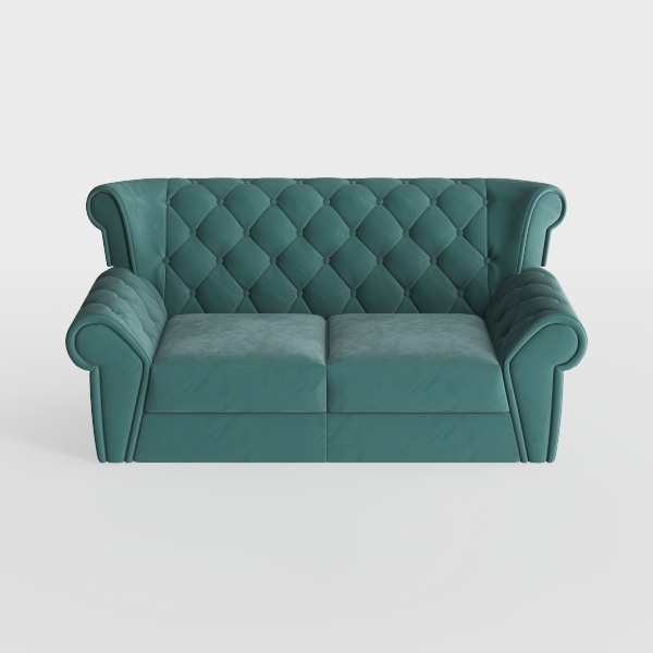 QHITTY Accent Sofa, Chesterfield Loveseat Modern