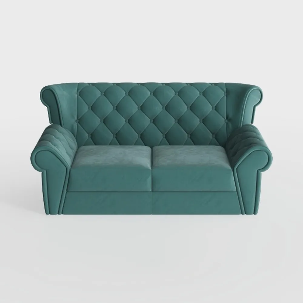 QHITTY Accent Sofa, Chesterfield Loveseat Modern