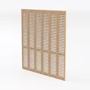 Privacy Screen Indoor, Free Assembled Room Divider Left 45 Degree View