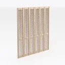 Privacy Screen Indoor, Free Assembled Room Divider Right 45 Degree View