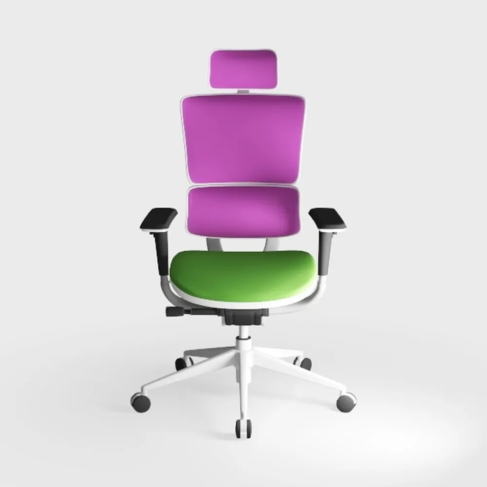 Massage Gaming Chair with Footrest Black&Green