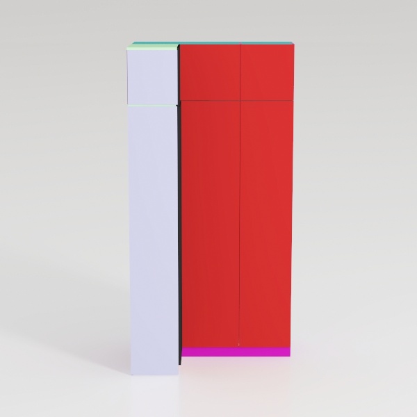 Metal Storage Cabinet with Wheels, Tall Garage