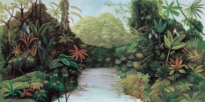 wallpaper-Rainforest Wall Deco