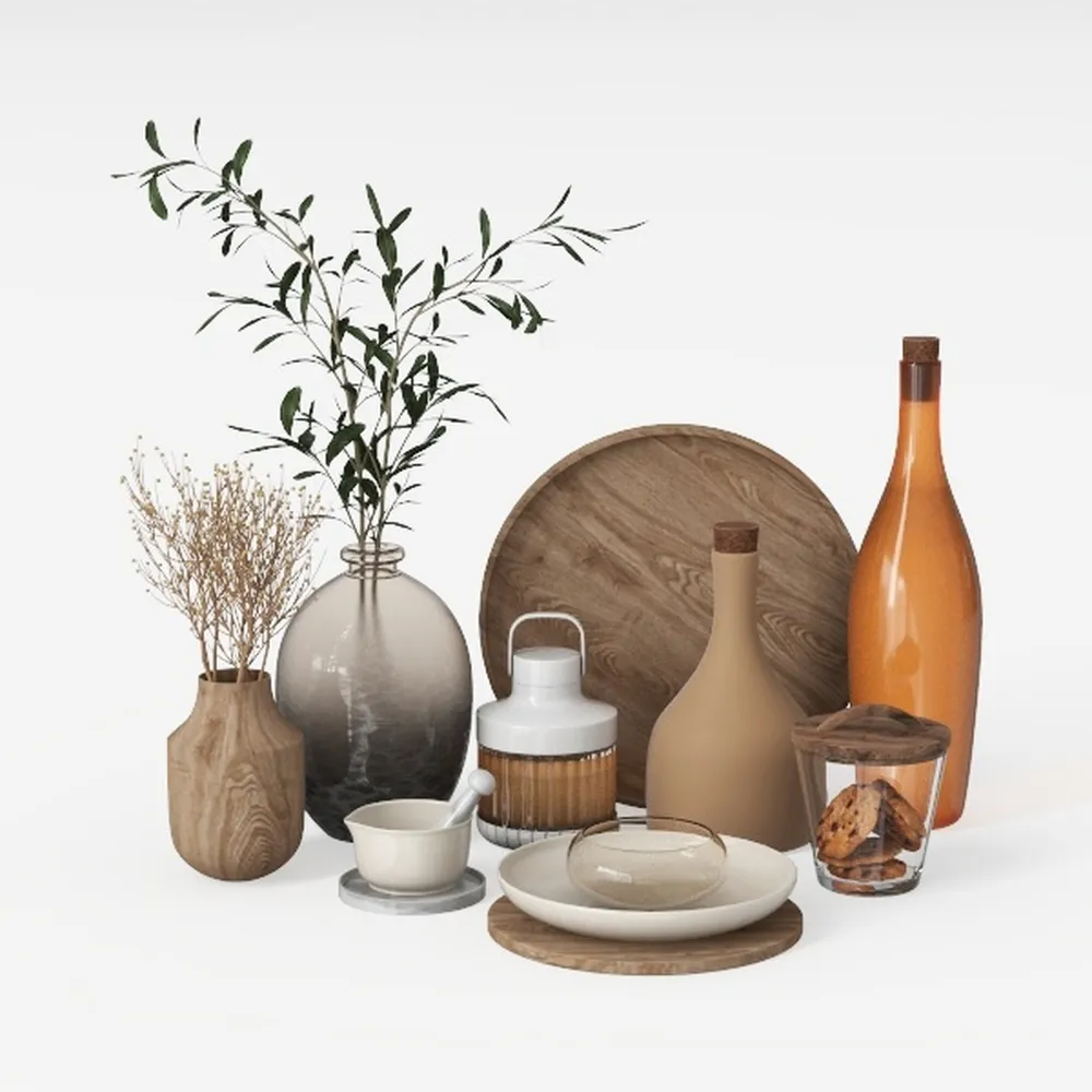 Wood Decorative Plant Pots Dry Flower Arrangement Vase Mini Wooden Vase Crafts Ornaments Creative Living Room Tabletop Decoratio