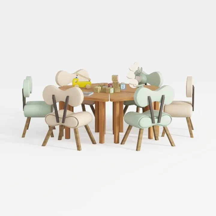 kids table and chair set-Cute Kids Room