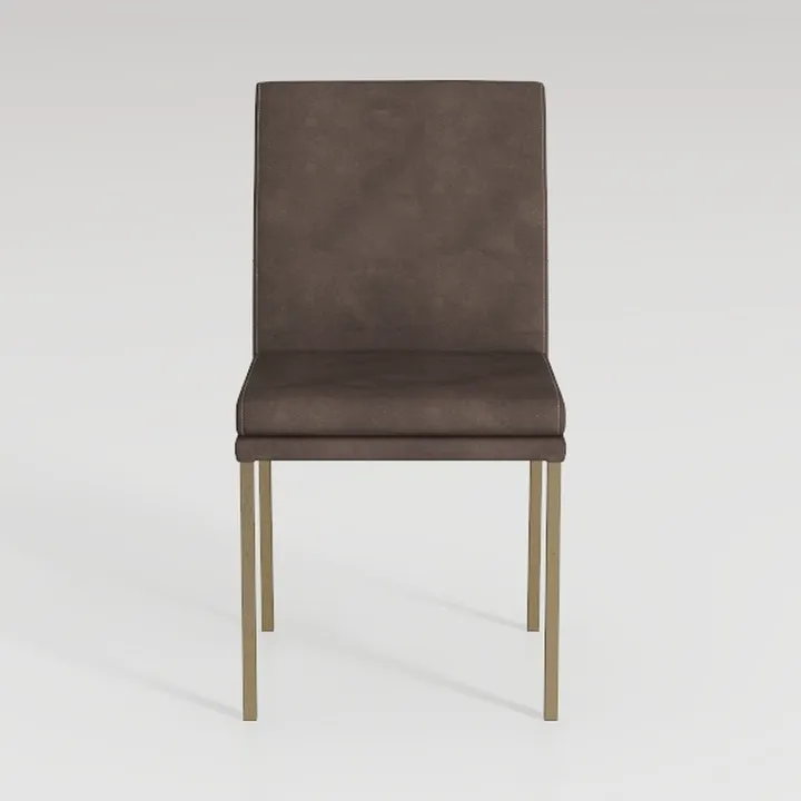 Ramera Dining Chair, Grey & Gold