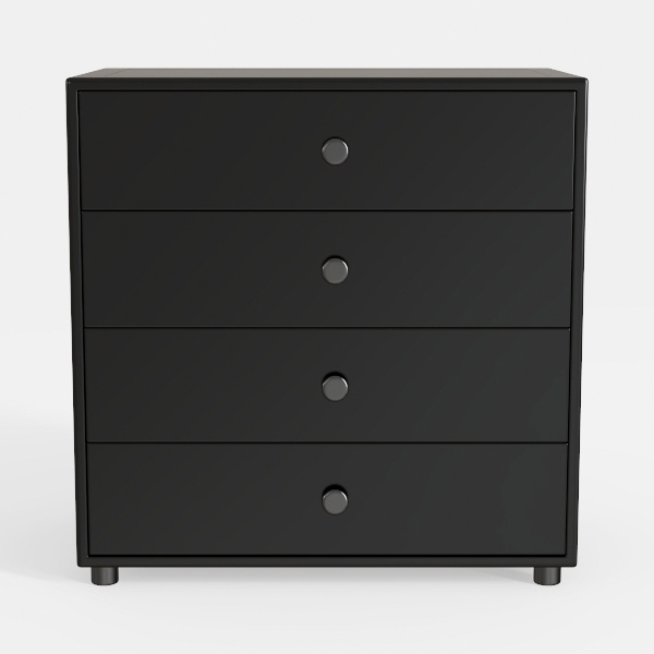 6 Drawer Dresser for Bedrom,Tall Black Chest of