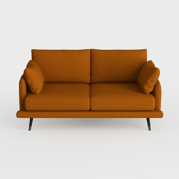 Tbfit 65&quot; W Loveseat Sofa, Velvet Mid Century