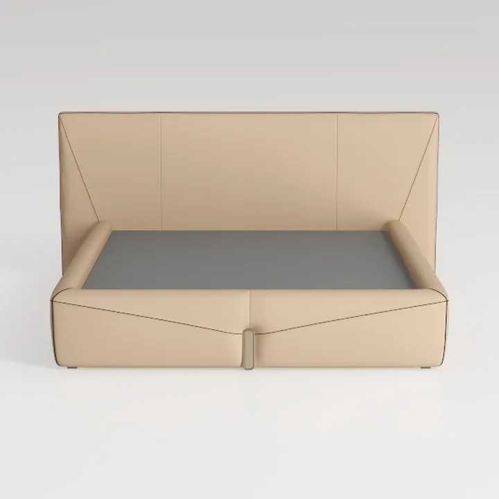 Tov Furniture Eliana Cream Velvet Queen Bed