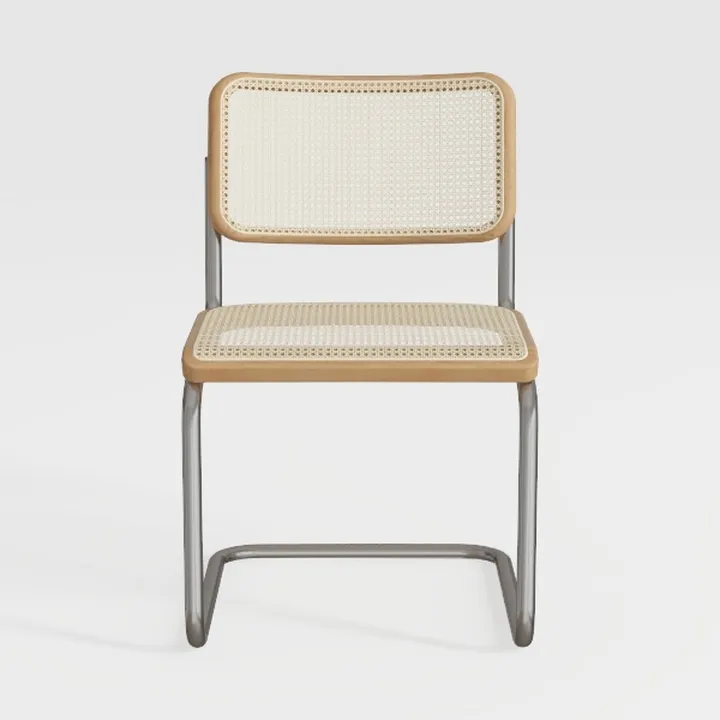 GIZNXBA Rattan Dining Chairs Upholstered Kitchen