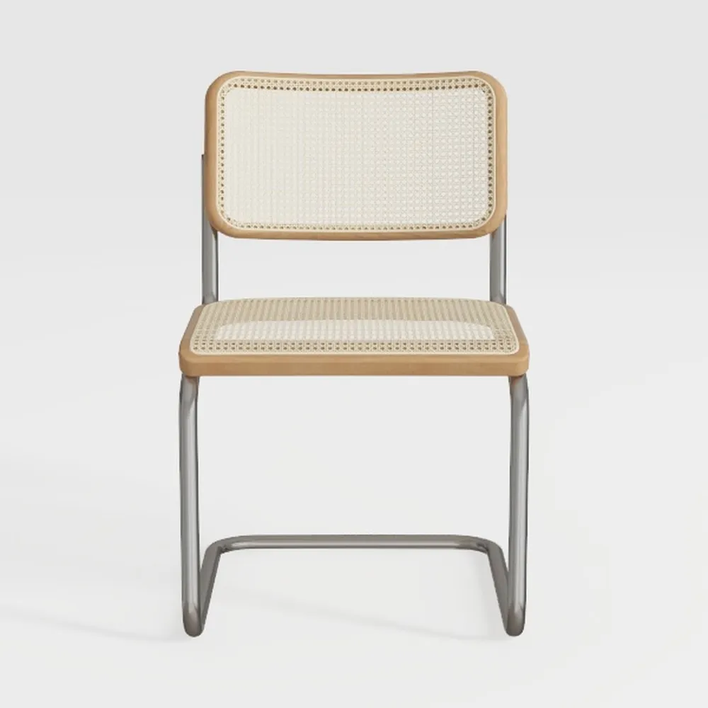 GIZNXBA Rattan Dining Chairs Upholstered Kitchen