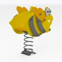 spring rider-Pocket Park Right 45 Degree View