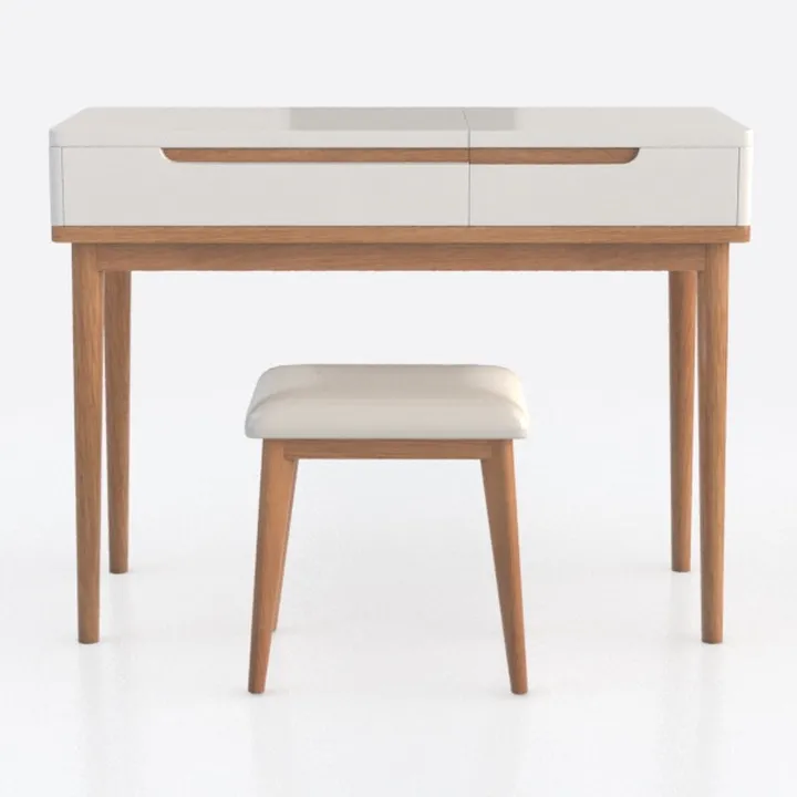 Allora 1-Drawer Rectangular Wood Home Office Desk 