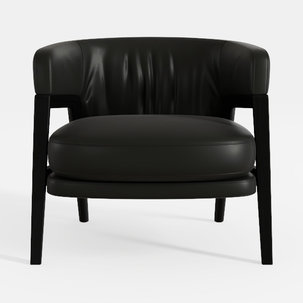 Flash Furniture Katie Black LeatherSoft Lounge Cha