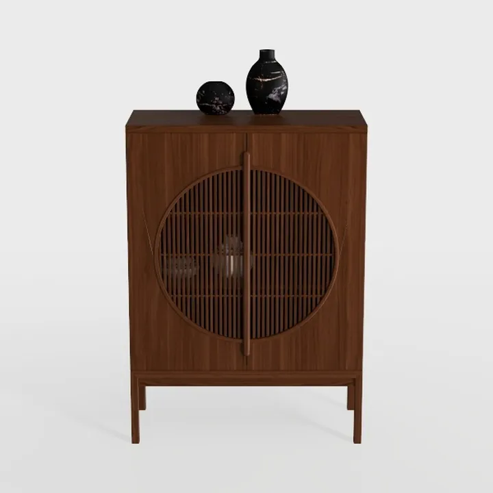 ORRD Fluted Storage Cabinet, Modern Credenza