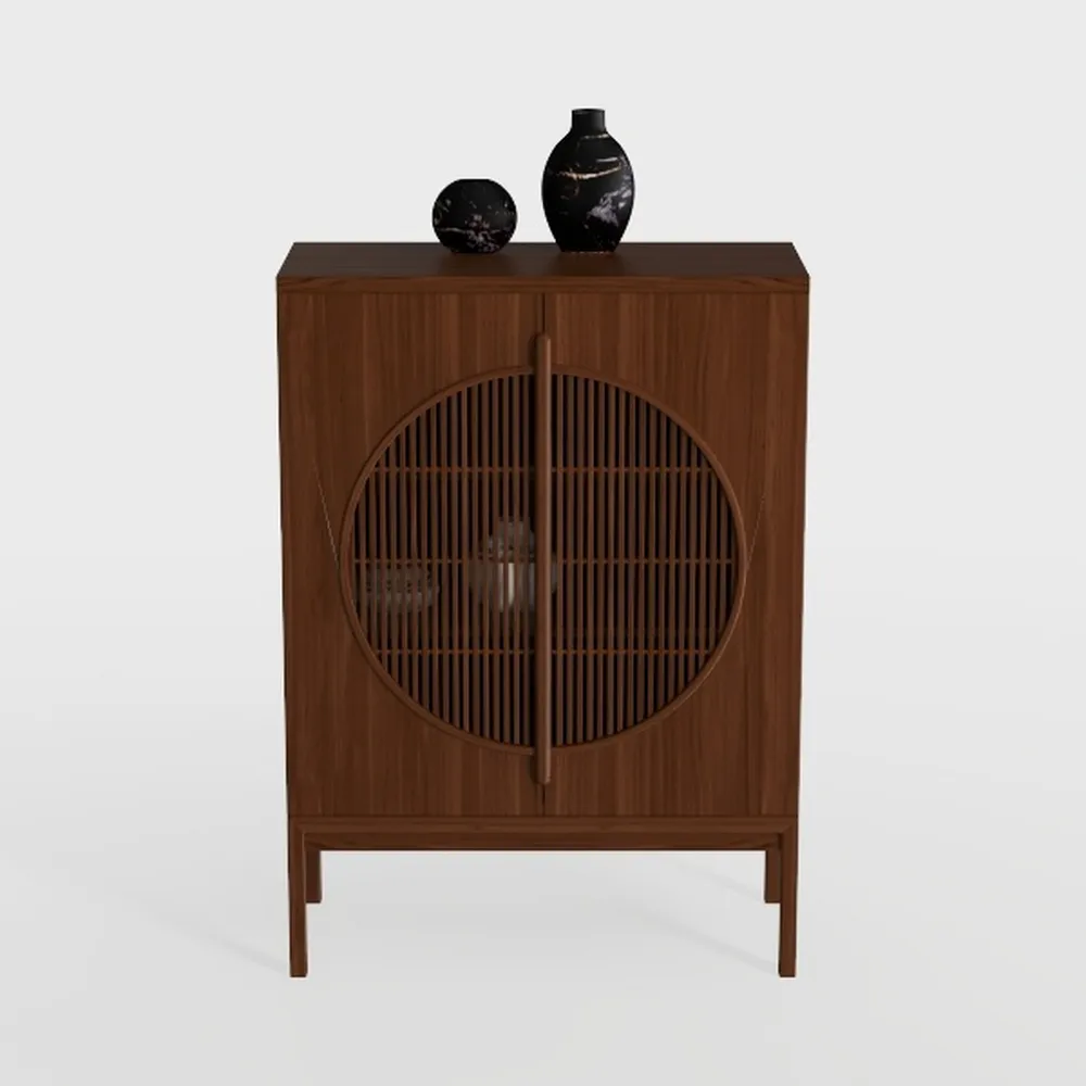 ORRD Fluted Storage Cabinet, Modern Credenza