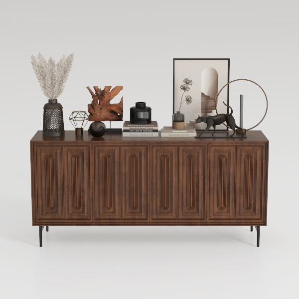 Buffet Cabinet with Storage, 59&quot; Large Sideboard