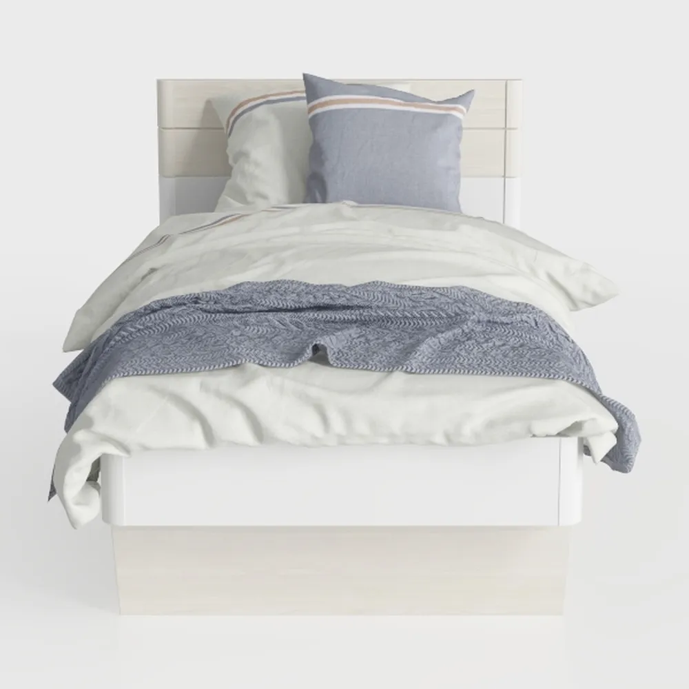 vidaXL Queen Size Bed Frame with Plywood Slats, Pl