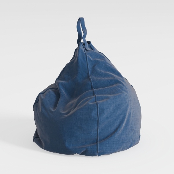 Posh Creations Structured Comfy Bean Bag Chair