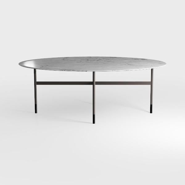 Steve Silver Kinsley Desk with White Marble Veneer